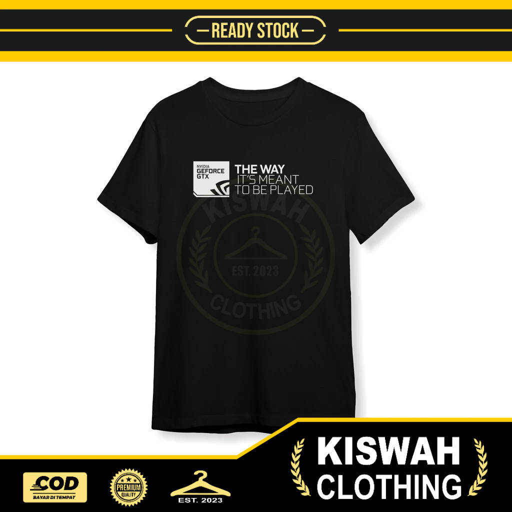 เสื้อยืด เสื้อเกม Nvidia GEFORCE GTX