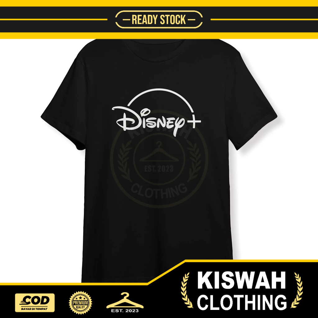 เสื้อยืด Disney Plus Logo Distro เสื้อยืด