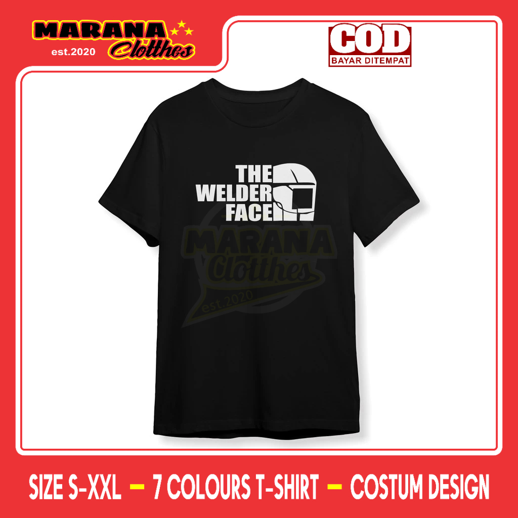 เสื้อยืด THE WELDER FACE WELDER เสื้อยืด Distro