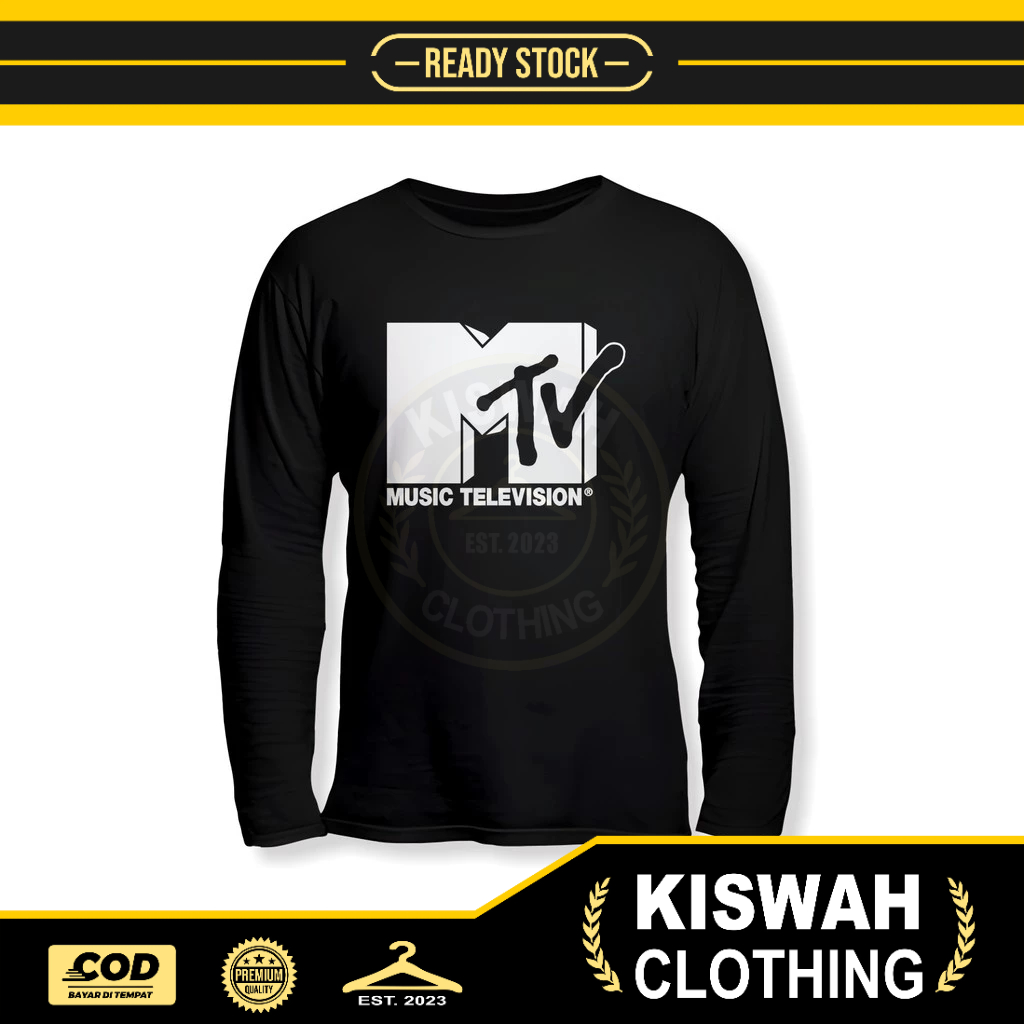 เสื้อบริษัทแขนยาวโลโก้ MTV