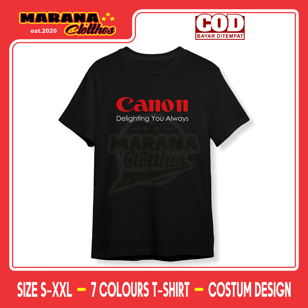 CANON DELIGHTING YOU เสื้อบริษัท ALWAYS