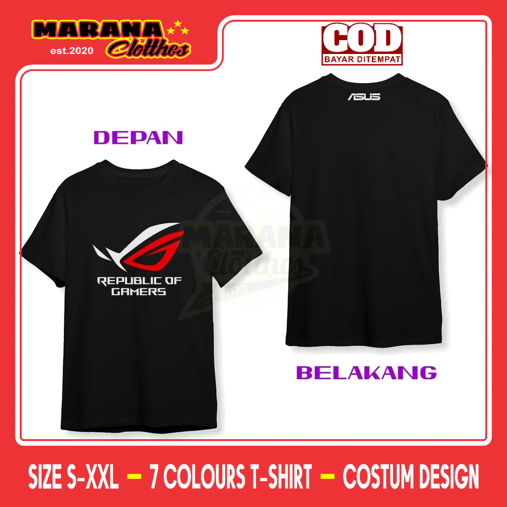 ROG Republic Of Gamers เสื้อเกม ASUS DB