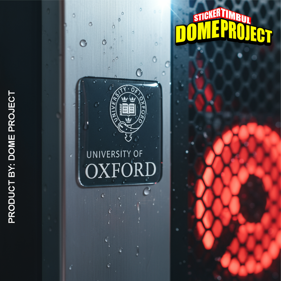 สติ๊กเกอร์ OXFORD WITH RAISED FLEXIBLE WATERPROOF EMBLEM