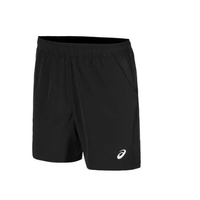 กางเกงขาสั้น Padel ASICS Court 7in ผู้ชาย-สีดํา