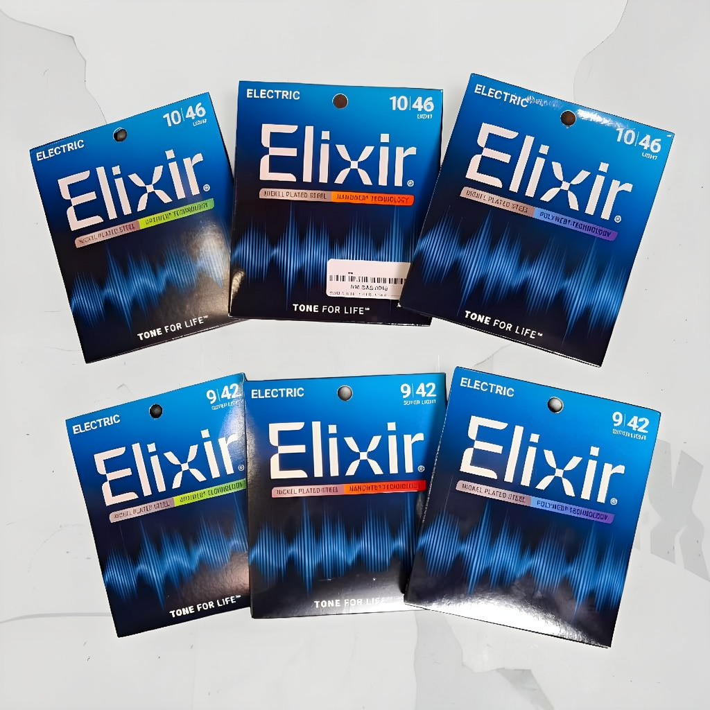 ELIXIR Nanoweb Polyweb Optiweb สายกีตาร์ไฟฟ้า