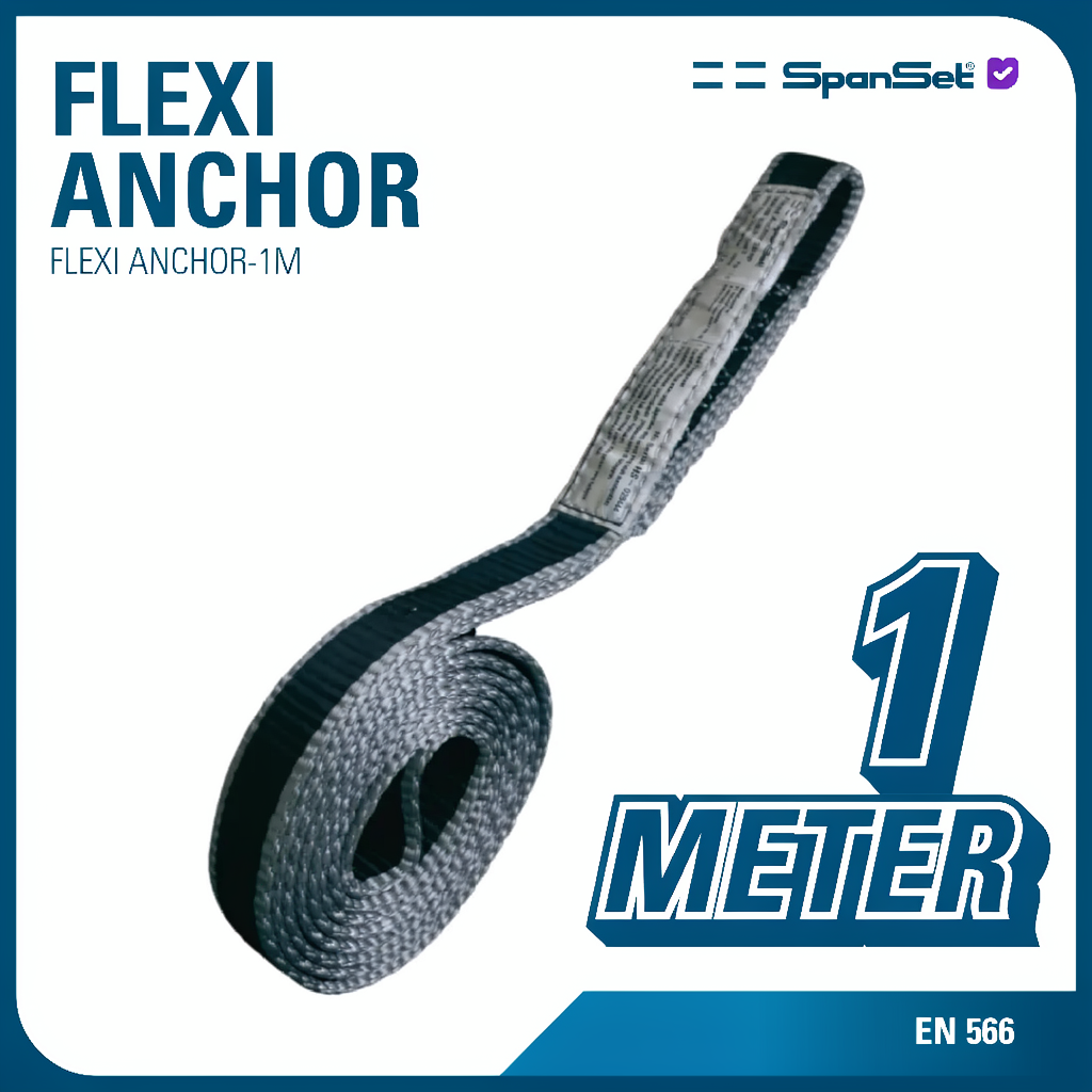 SPANSET Flexi Anchor 1 เมตร | งานสายพุกความสูง | มาตรฐาน EN 266 & EN 795 [FLEXI ANCHOR-1M]