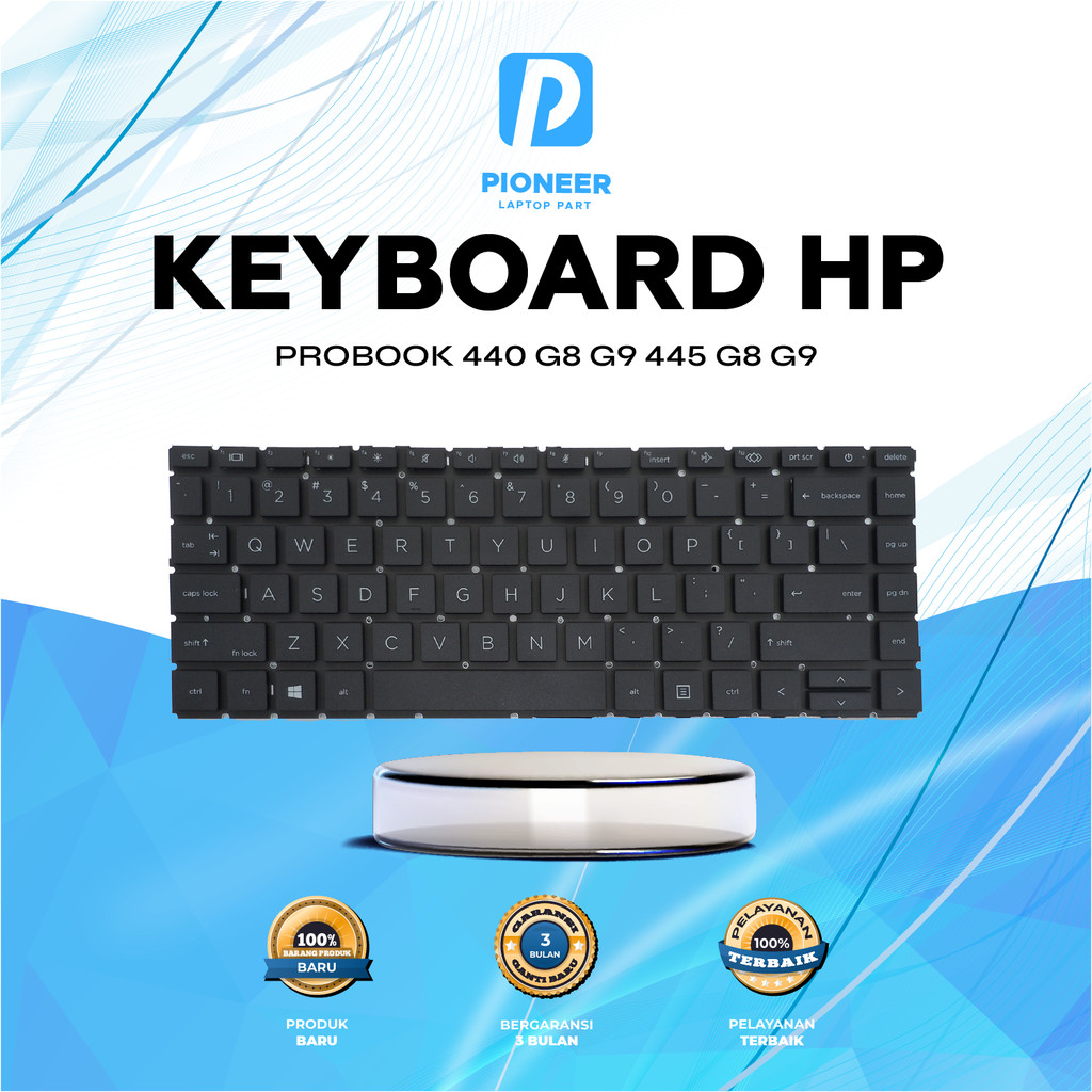 คีย์บอร์ด HP Probook 440 g8 g9 445 g8 g9