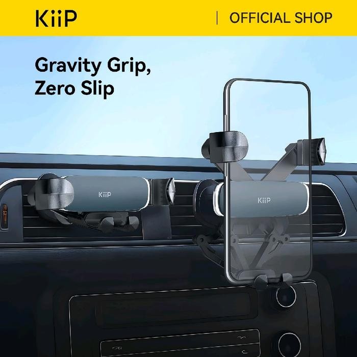 KiiP Wireless QIT02 ที่วางโทรศัพท์ในรถยนต์แรงโน้มถ่วง AC Air Vent Car *