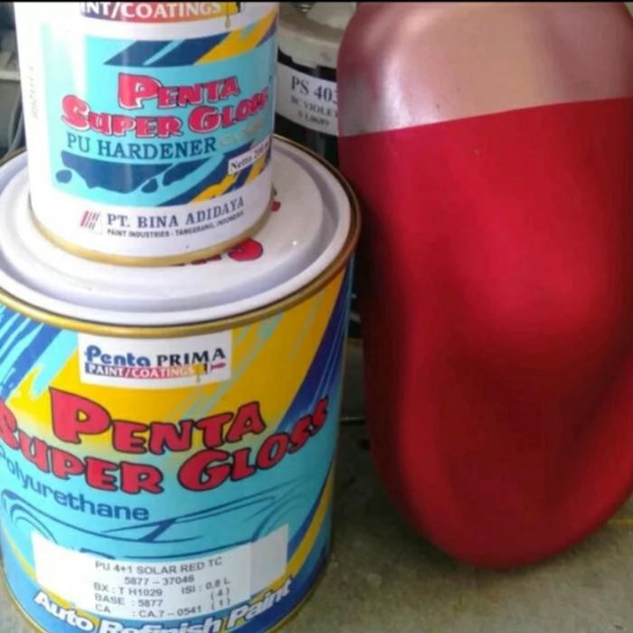 PENTA SUPER GLOSS PU 4+1 SOLAR RED 1KG