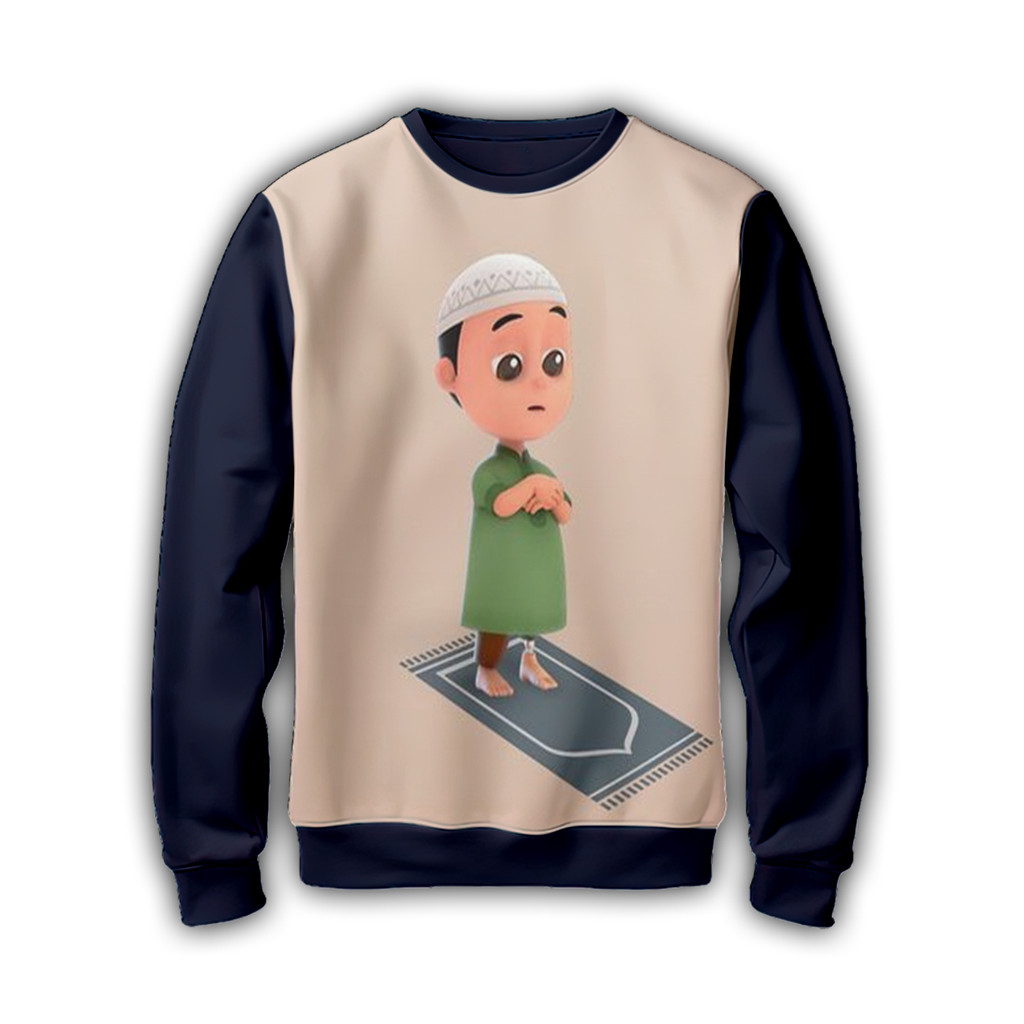 Nusara เสื้อแจ็คเก็ตเสื้อกันหนาวเด็ก Super Hero การ์ตูนแอนิเมชั่นฟิล์ม S10 Crewneck สกรีนลายที่ผสมผส