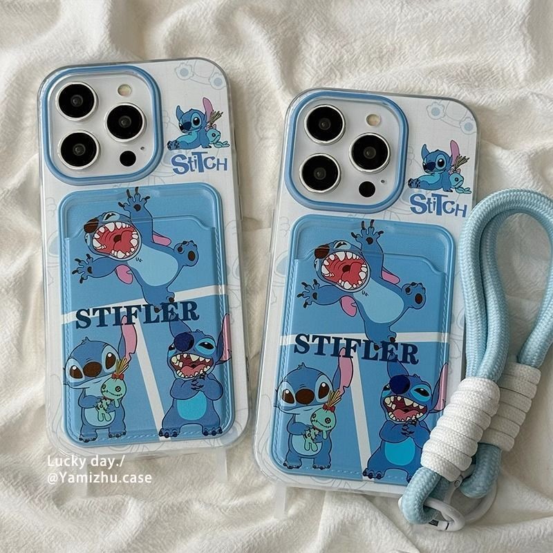 Stitch Blue Fancy Girl Case Oppo A3 A3X 14 14F Reno 13F 13 11F 4G 5G A60 8Z 8T A16 A77S A5S A12 A11K
