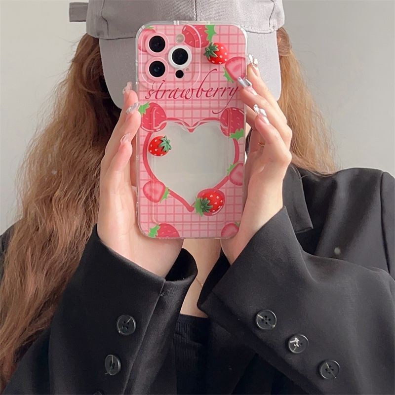 MERAH สายสีชมพู Love Card Holder Case Xiaomi F7 C85 C75 C65 Poco C71 X7 Pro 15 14 14T X5 X6 11 12 Li