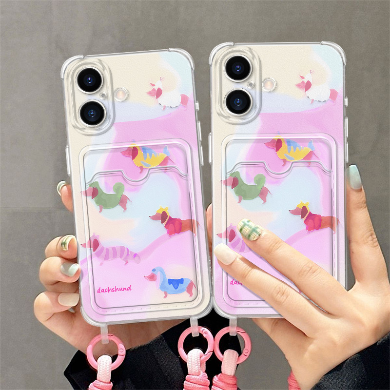Drop Resistance Card Holder Girls Puppy Casing Hp Realme C63 C75Xc65 Note 60 60Xc61 C67 C755I 50A Pr