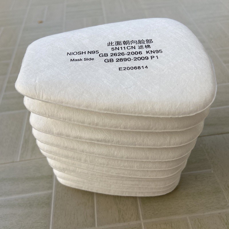 100PCS Face Mask Particulate Filter 5N11CN ป้องกันฝุ่นสําหรับ 6200/6502/7502/6800 กรอง