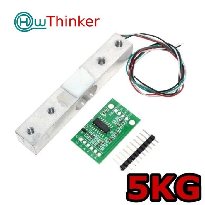 WEIGHT LOAD CELL SENSOR 5 KG LOADCELL 5KG HX711 สําหรับ ARDUINO