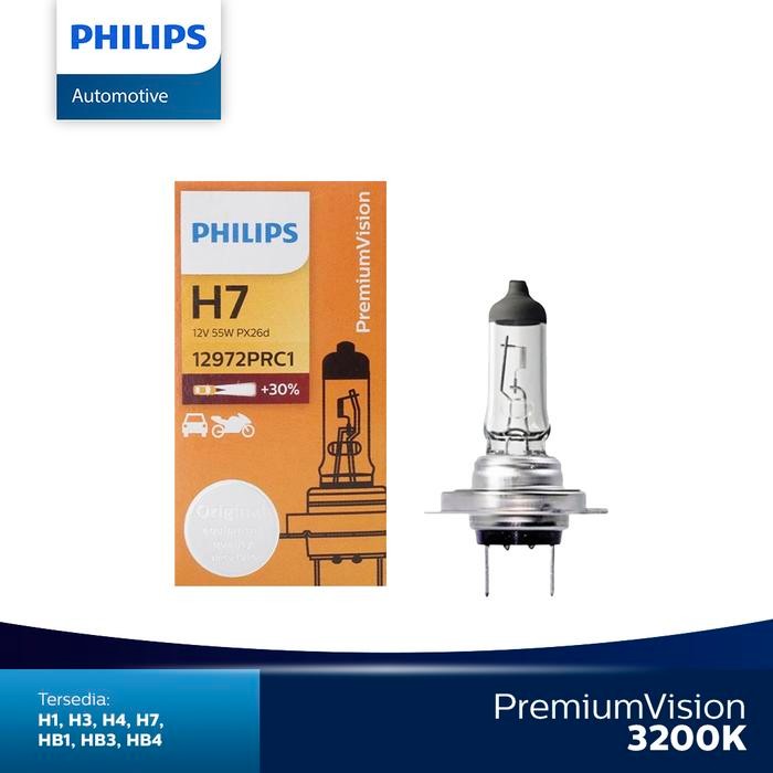 Philips H7 Premium Vision 12V 55W Holographic - 12972PR
