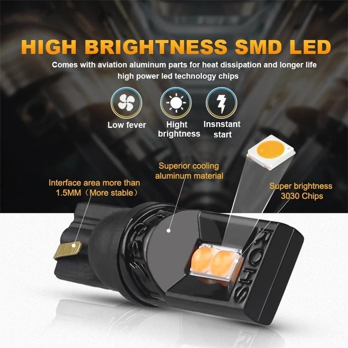 BOBLTECH T10 W5W 3030-4 HX Canbus รถ Led Dusk ไฟ (2 ชิ้น) รถ