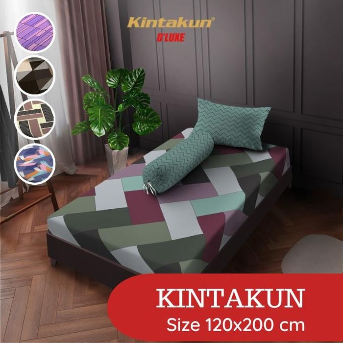 ผ้าปูที่นอนเดี่ยว Kintakun Deluxe 120200