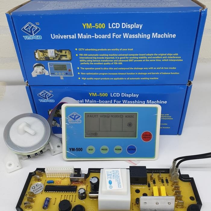 MESIN โมดูลเครื่องซักผ้าอเนกประสงค์จอแสดงผล LCD YM-500