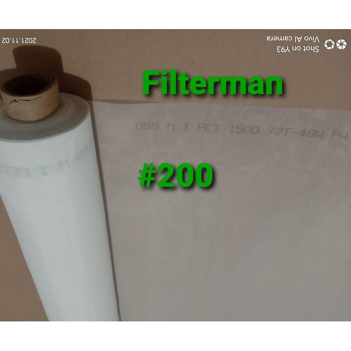 Nylon 80 Micron Poly Mesh 200 เครื่องกรองน้ําน้ํามันสี