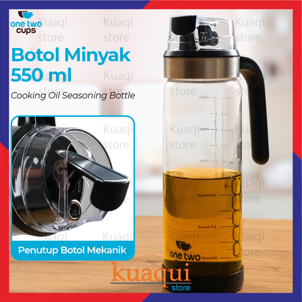 KUAQUI AN RU ขวดปรุงรสน้ํามันปรุงอาหาร 550ml หนึ่งสองถ้วย YH-033