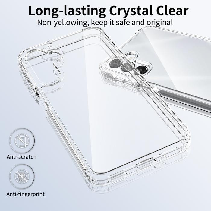 Tecno Digitech - เคส Samsung Galaxy A16 5G 4G Lte Fuze Hybrid Crystal Clear Anti Crack Casing