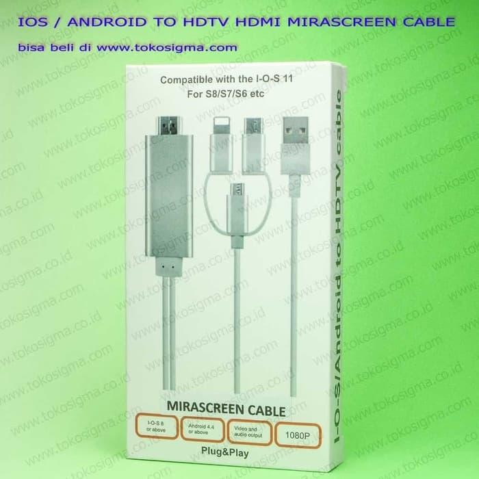 MIRASCREEN ios Android PHONE TO HDTV HDMI - สาย EZCAST
