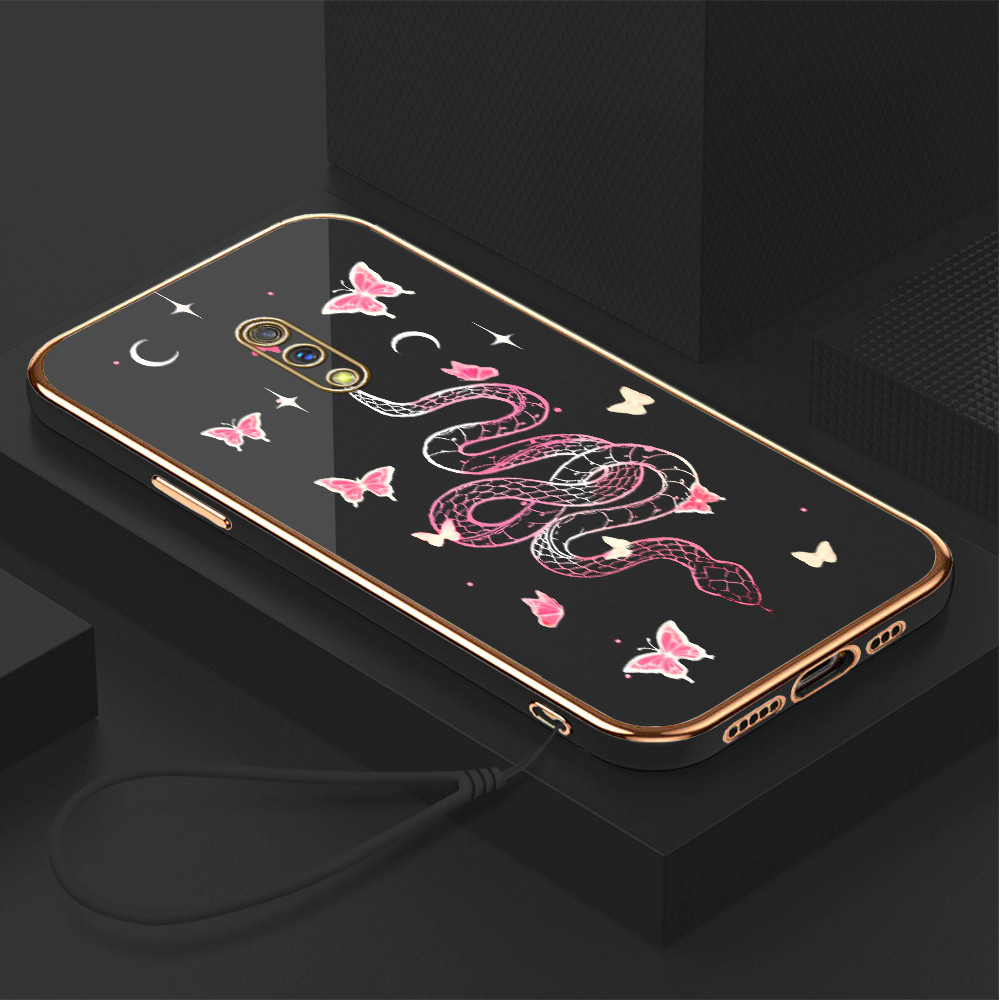 HP LOKAL เคสโทรศัพท์สําหรับ OPPO K3 สต็อกท้องถิ่น Lanyard ฟรีเคสโทรศัพท์ Layered Softcase Kesing Cas