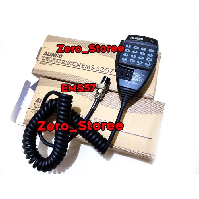 Handmic Alinco Ems-57 Mic Rig Dr-135 Hand Mic Alinco Dr135 Mig Ems57