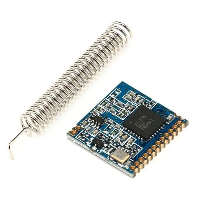 433Mhz Lora Sx1278 เครื่องรับส่งสัญญาณระยะไกลโมดูลไร้สาย Xl1278 Smt