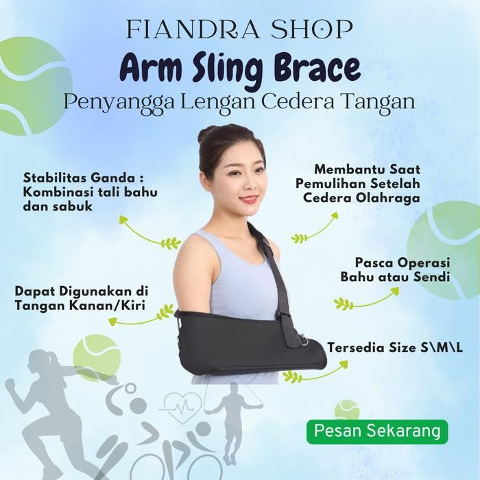 ARM SLING BRACE ARM SUPPORT TOOL สําหรับมือและมือ