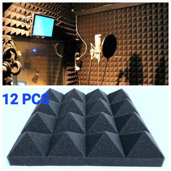 Choice - Jrd Pack of 12 Egg Foam Soundproofing Studio Room 25X25X5Cm