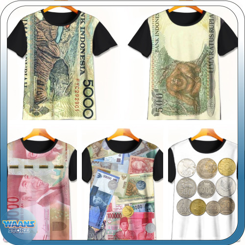 3D Full Print Money Kids T-Shirt 3D Money T-Shirt