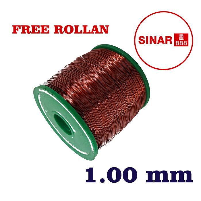 SUPREME EMAIL COPPER WIRE 1.00 MM ENAMEL WIRE COOPER ROLL DYNAMO Thermal Class EIW H-180 เซลเซียส