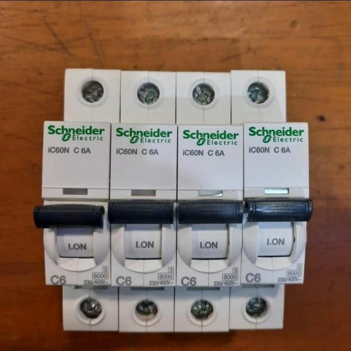 MCB 6A 1P IC60N 6kA Schneider 1Phase 1Pole