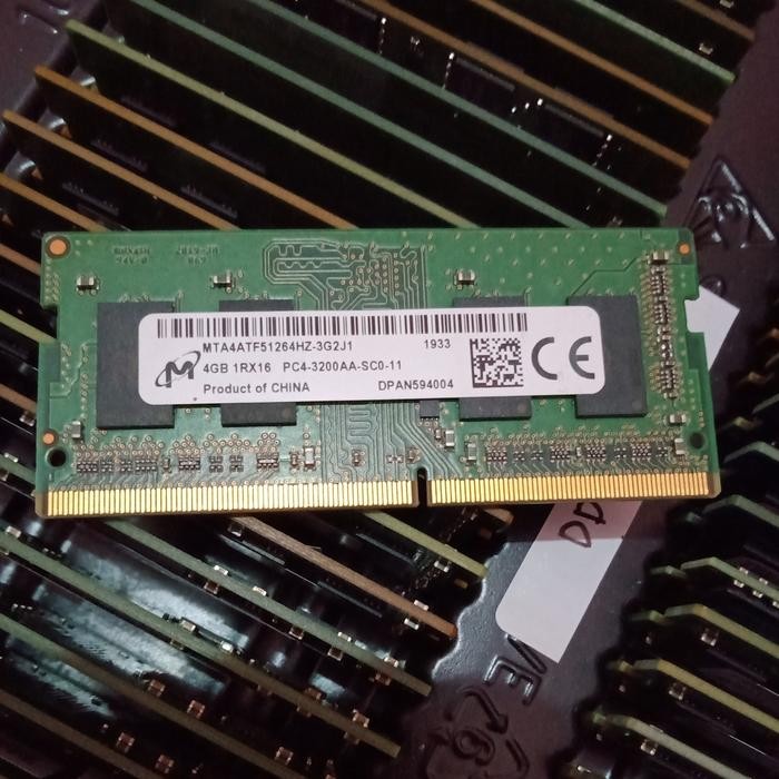Sodimm ram หน่วยความจําแล็ปท็อป 4GB ddr4 pc4 3200aa 3200mhz ไมครอน