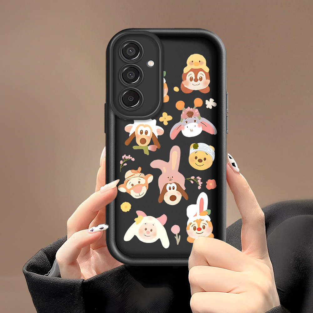 เข้ากันได้กับ Samsung Galaxy M15 F15 5G Hp Kesing Drop Resistance Case Softcase Casing D09 S2-0771