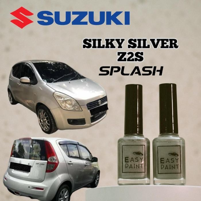 SILKY SILVER Z2S SUZUKI SPLASH SILVER METALLIC PAINT