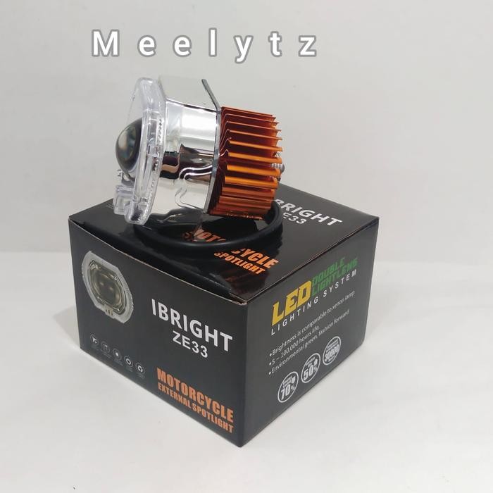 Ibright Ze 33 - โปรเจคเตอร์ Bished Cut Off Mini 2.5 นิ้ว Original Ibright รับประกัน Bright Ze33