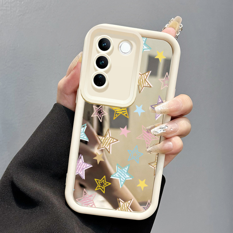 HP VIVO V27 5G VIVO V27 Pro 5G S16 Pro 5G VIVO V27E 5G S16E 5G T2 4G ยอดนิยม Candy Star เคสซิลิโคนกร