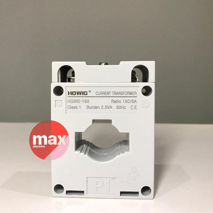 CT HOWIG - HG30i-150, 150/5A, Class 1, 2.5VA (หม้อแปลงเผา)