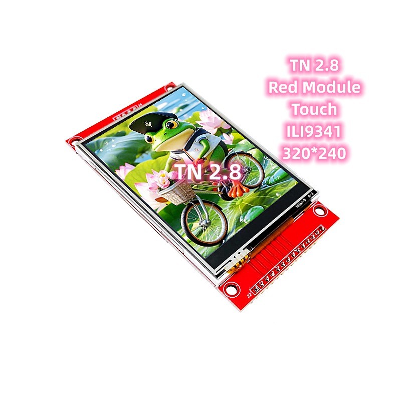 โมดูลสีแดง TN 2.8 มุมกว้าง Touch 320*240 ILI9341