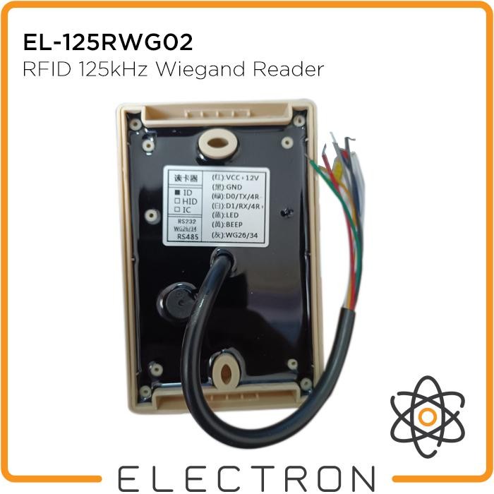 El-125Rwg02 Rfid 125Khz Wiegand Reader Wg26/34 Access Control Access