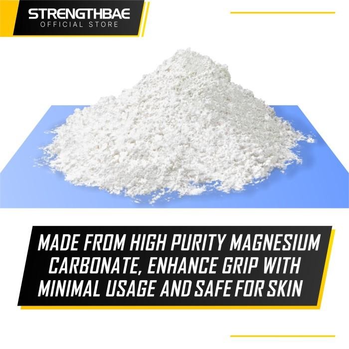 Gym Chalk Block & Ball Strengthbae Magnesium Carbonate Lifting Chalk