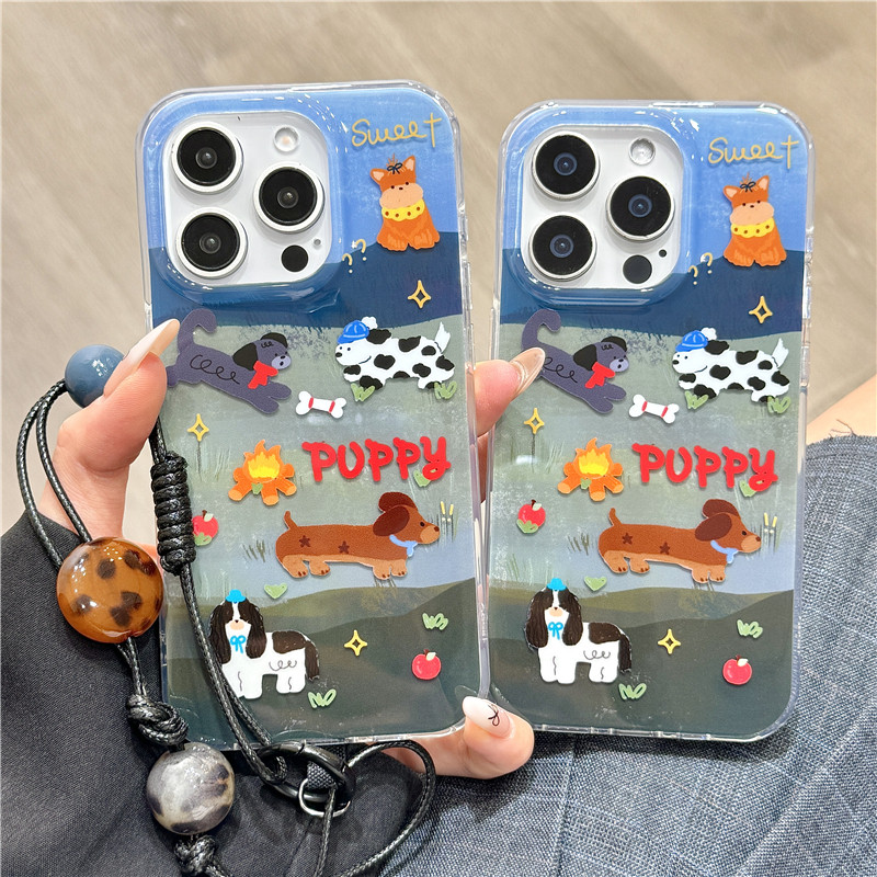 HP Simple Soft Dog Painting สําหรับกรณี Xiaomi M7 Plus C85 15 Ultra 14 14T Pro Poco X7 F7 Pro C75 C6