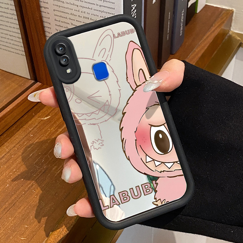HP Casing VIVO Y95 Y93 Y93s Y91 Y91i Case Casing Protective Mobile Phone Mirror HP Case Monster Shar