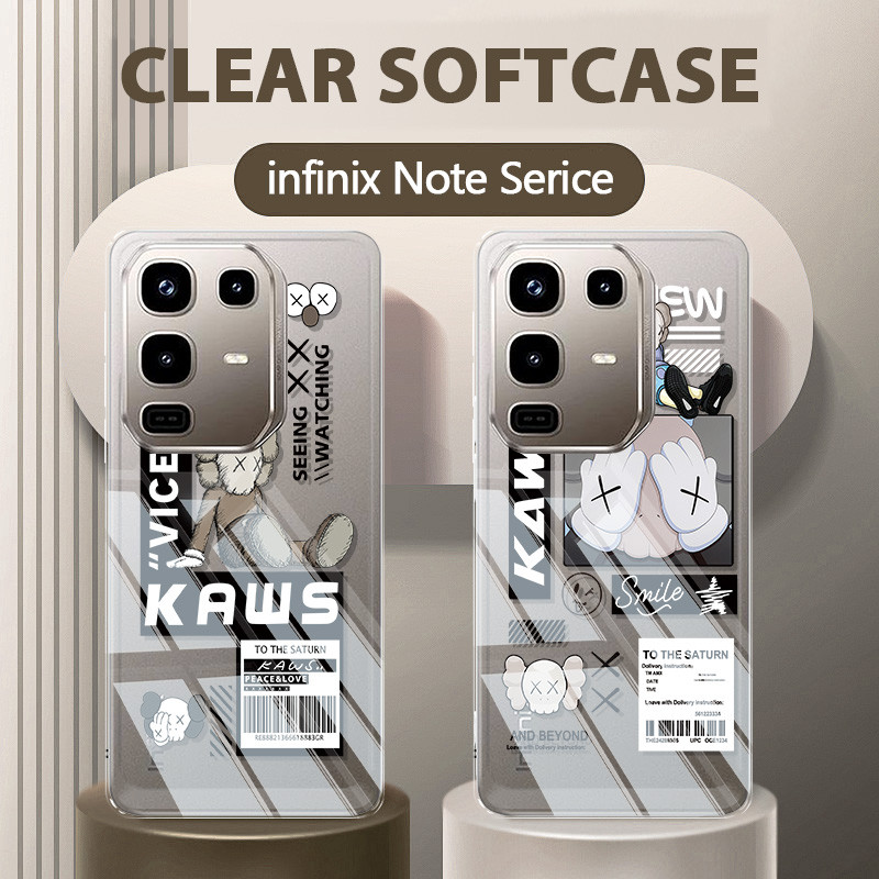 HP ล่าสุด Gloomybearclear Boys Casing Infinix Note 50 Pro 5G 30 40 Pro Plus 5G 40 4G Tk เคสโทรศัพท์ม