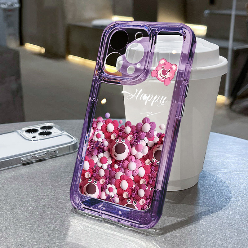 เคสหมีการ์ตูนแฟนซี Oppo A6 Reno 15 5G A6x A6 Pro Reno 14 Pro 5G 14F 13F A5I A5X A5 Pro 2025 12F 11F 