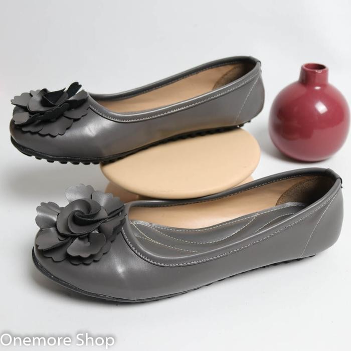Alfa FLAT SHOES ROSE GRATICA FLOWER ยางผู้หญิง