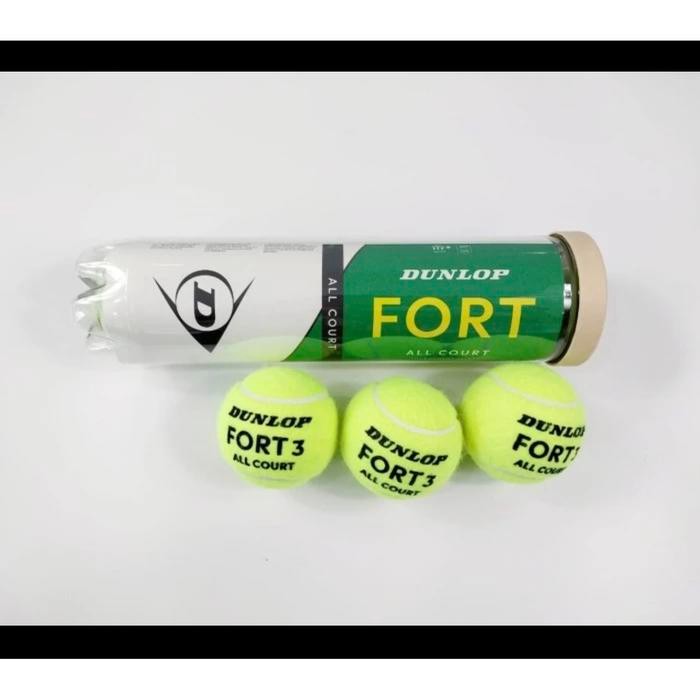 DUNLOP FORT ลูกเทนนิส/เทนนิส COTENTS 4 ลูก ALL COURT ORIGINAL